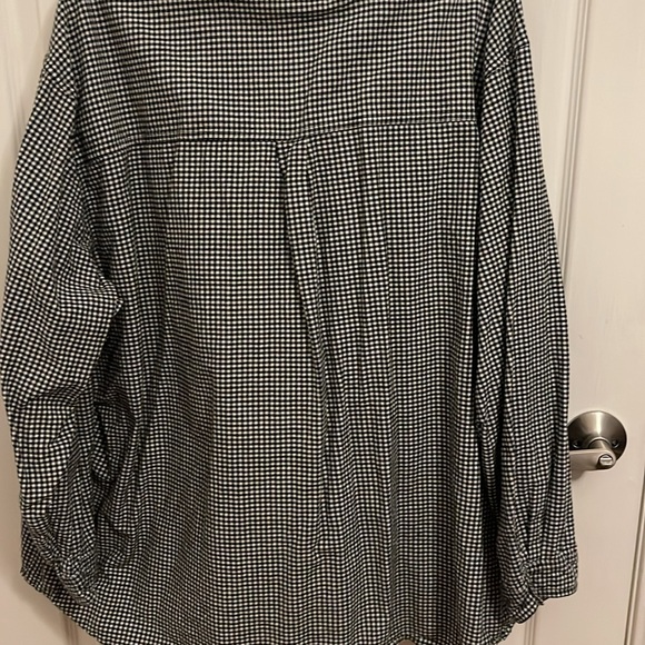 VICTORIA JONES BLACK WHITE EMBROIDERED HALLOWEEN SHIRT PLUS 30W - Picture 5 of 7